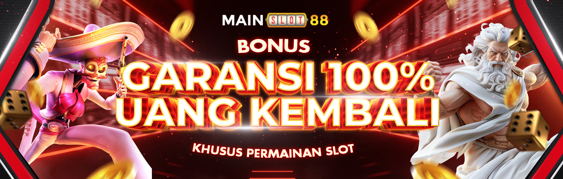 BONUS GARANSI 100% UANG KEMBALI